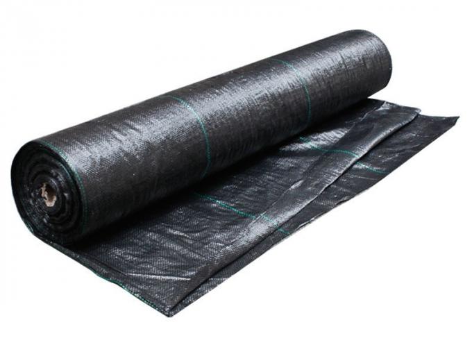 PP / PE Black Weed Control Membrane Keep The Water / Prevent Use Farm Chemical Available