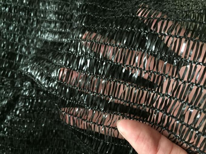 HDPE UV Treated Black Garden Sun Shade Net , Shade Cloth Fence PE Material