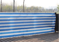 Virgin HDPE Balcony Protection Fence Privacy Screen 80% - 99% Shade Rate