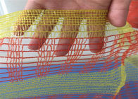 Warp Knitted Orange Plastic Warning Net Reduce Sound Pollutions Available