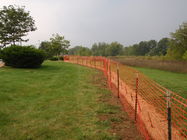China Virgin HDPE Plastic Barrier Fencing Mesh For Construction Warning Barrier 110*26mm company
