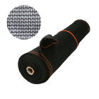 Heavy Duty Construction Safety Netting , Safety Barrier Netting Black Color 3*50 Meter