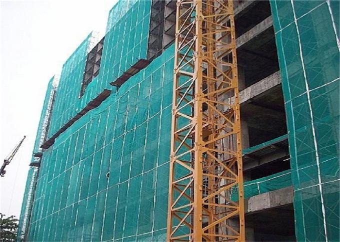 Dark Green Plastic Construction Fence ,Recycled HDPE / PE Building Safety Net