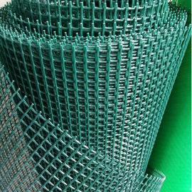 Dark Green Plastic Garden Fence Knitted HDPE With UV Resistant 20*20mm Mesh