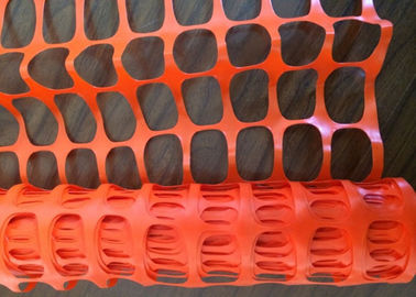 Orange Road Barrier Plastic Safety Fence High Density Polyethylene Founded