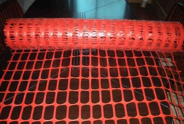 Orange Road Barrier Plastic Safety Fence High Density Polyethylene Founded