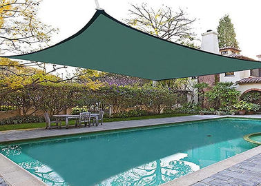 Outdoor Green Rectangle Garden Shade Sail For Parking Driveway Playgrounds