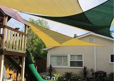 UV Treated Outdoor Garden Sails , Sand Garden Sun Shade Sail Playground