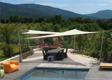 Breathable UV Block Swimming Pool Shade Sails Used In Sun Protection