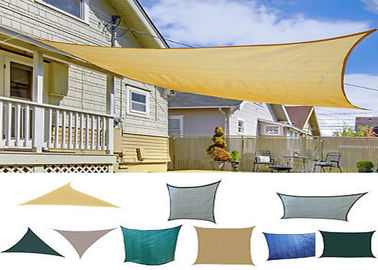 Reinforced Webbing Patio Shade Cover , UV Protection Sand Garden Shade Cloth