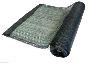 HDPE UV Resistant Sun Shade Net Dark Green With Eyelet For Greenhouse