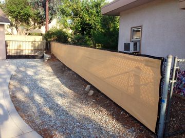 Heavy Duty Fabric Brass Grommets 6'x50' Privacy Screen Chain Link Fence