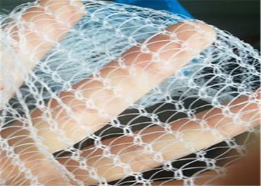 Static Knitted Vegetable Garden Netting , 30gsm - 100gsm Hail Protection Net