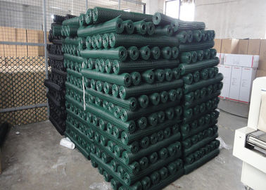 Multi Functioned HDPE Plastic Mesh For Garden , Extruded Green Plastic Fencing Roll