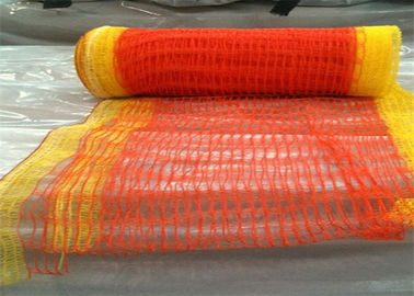 Warning Orange Plastic Construction Fence , HDPE Construction Orange Fence