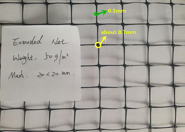 Soft PP Anti Birds Plastic Extruded Netting For Crops / Vegetables / Fruit Trees
