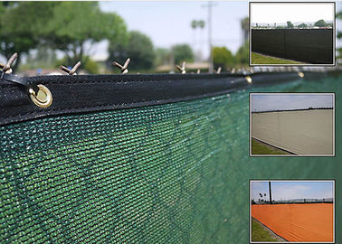 PE Material Commercial Fence Screen Mesh Folded 3cm Webbing / 5cm Webbing