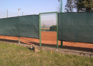 95% Shade Rate Black Mesh Privacy Screen , Folded 3cm Webbing Mesh Privacy Screen