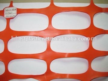 Oval Shape Plastic Safety Fence SR Style HDPE Safety Security Fencing