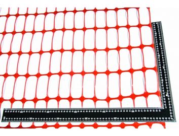 UV Stabilized Orange Plastic Fence , Visual Barrier Polyethylene Mesh Fence