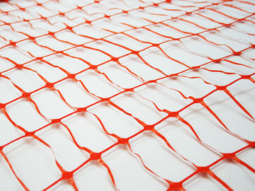 Crowd Control Orange Plastic Construction Netting For Sport Event 60g/m2 - 200g/m2