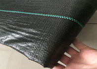 China 100% Virgin PP Black Weed Control Fabric For Greenhouse Binding Resistant / Press Resistant company