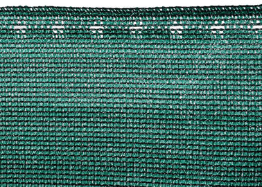 Blue / Dark Green Color Garden Shade Sail 150gsm Privacy Fence Netting With Loop Eyelets