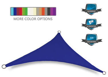 160gsm Waterproof Garden Shade Sail Royal Blue For Patio 300D Density