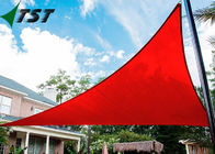 China Water Resistant Triangle Shade Sail Red Color Cool Patio Sun Shade Canopy company