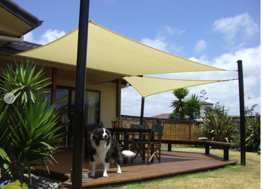 Rectangle Sand Sun Shade Patio Cover , Outdoor Shade Sails 10' X 13' 185GSM