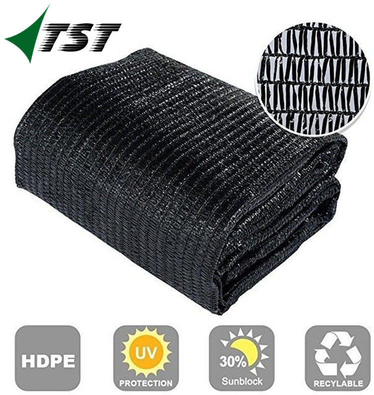Outdoor Shade Fabric knitted tape yarn sun shade netting with weight 35 - 380 g