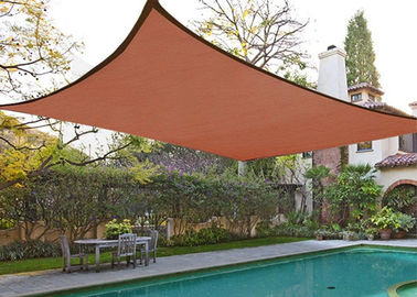 China Rectangle Sand Sun Shade Patio Cover , Outdoor Shade Sails 10&#039; X 13&#039; 185GSM factory