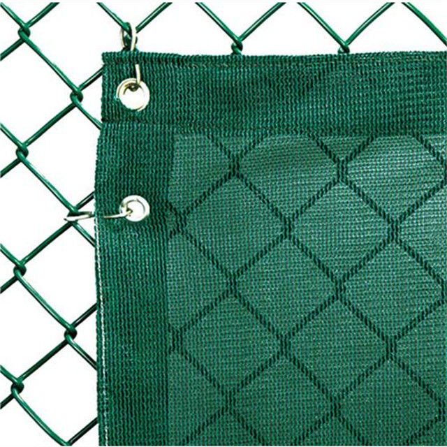 Control Temperature Fence Screen Mesh , 100% Virgin HDPE Windscreen Mesh Fabric
