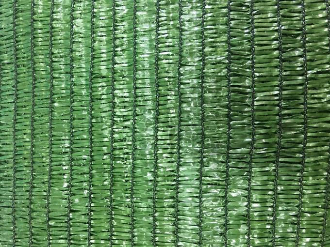 Warp Knitted Green Shade Cloth , 30-300 GSM Agricutural Farms Sun Screen Fabric