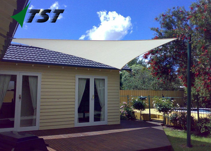 Polyester Commercial Garden Shade Structures Canopies For Pool And Patio
