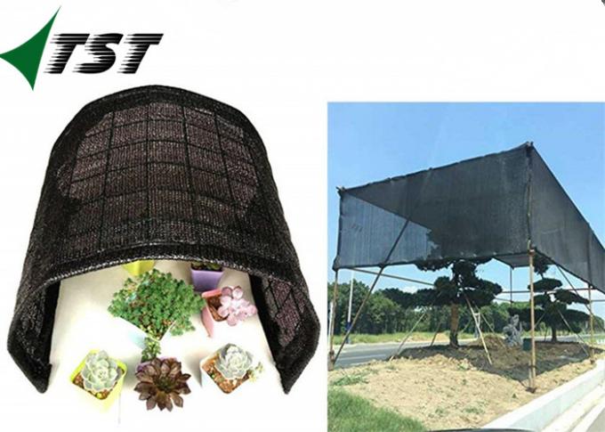 Beige Heavy Duty Sun Shade Net , Greenhouse Shade Cloth With Shading Rate 90%